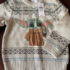 Star Wars baby Yoda Xmas sweater